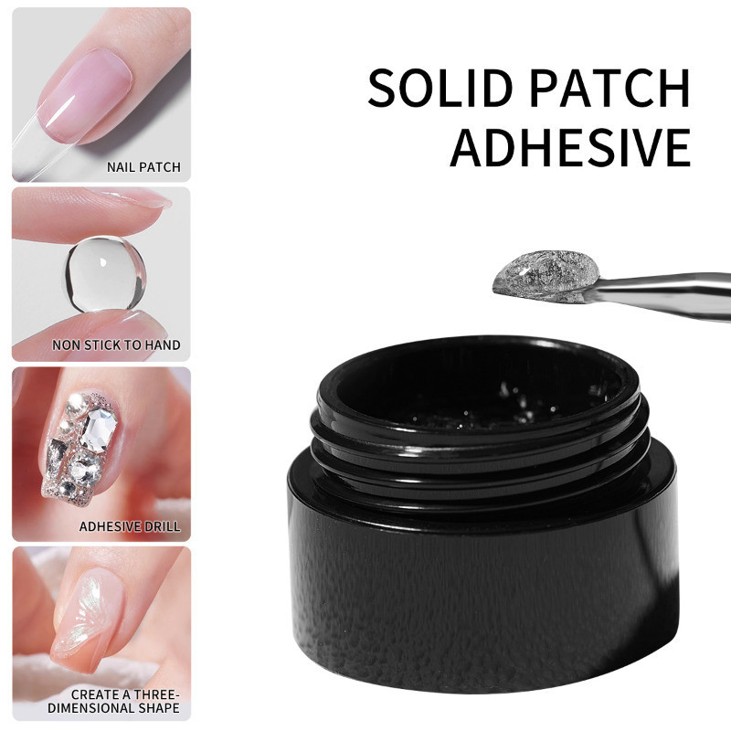 Nail Art Halal - 3 stks/set Solid Nail Tips Gel