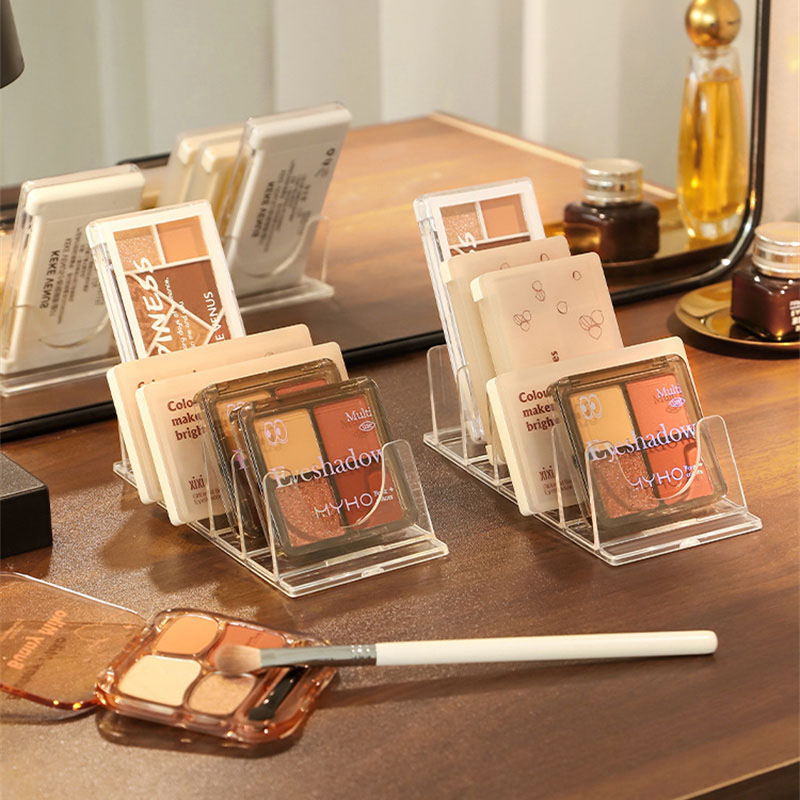 Acrylic Powder Clear - Transparant Acryl Oogschaduwpalet Opbergrek 6 Vakken