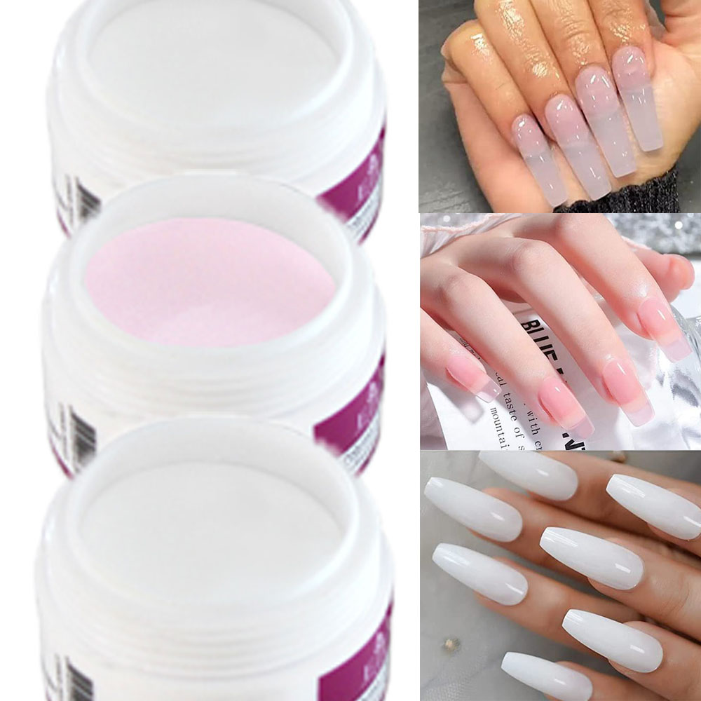 Acrylic Powder Clear - 10g/pot professionele acryl nagelpoeder helder wit