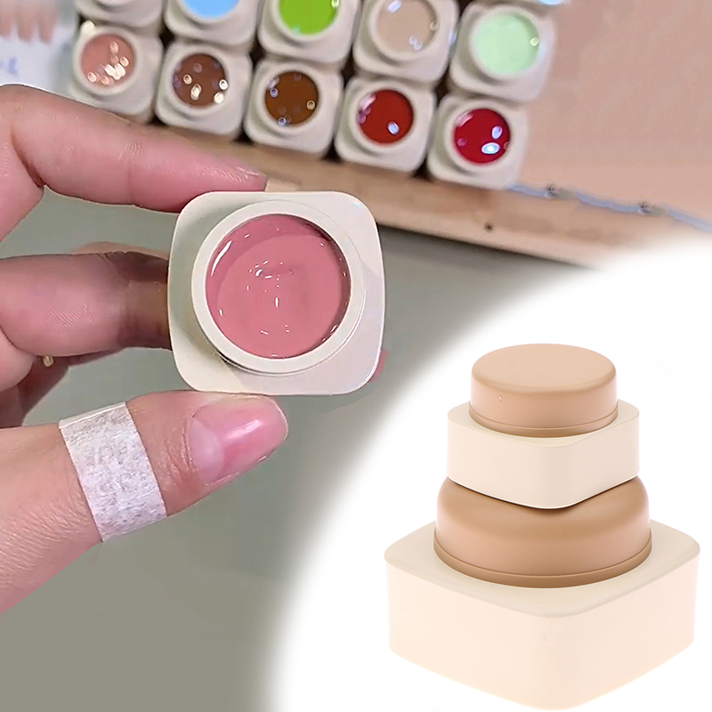 Nail Art Halal - 5/20g lege plastic nagelkunst cosmetische vierkante