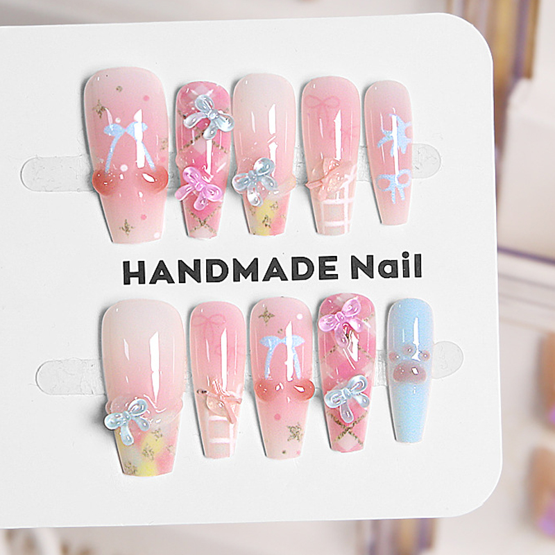 Nail Art French - 10 stuks Franse zoete, koele, luxe,