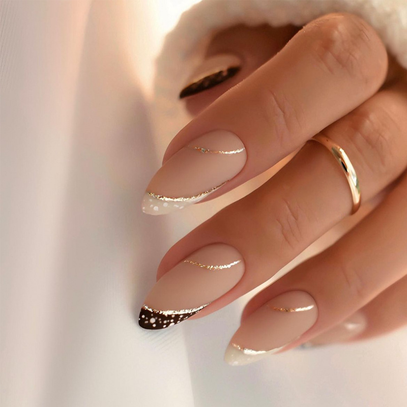 Nail Art French - 24-delige draagbare nagels in Franse stijl,