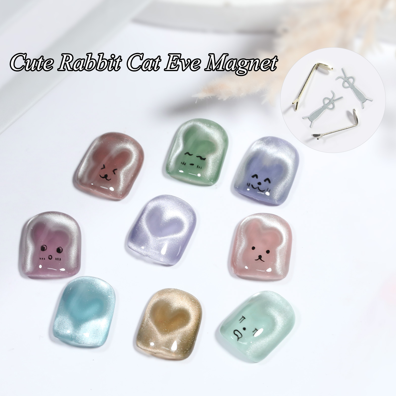 1/4 stuks Konijn Beer Hartvorm - Nail Gel Polish Set recensie en prijs