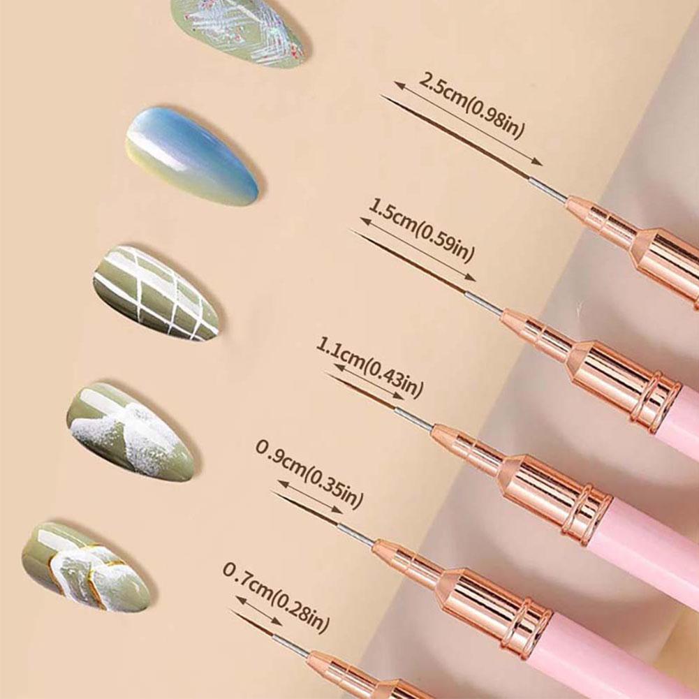 5-delige set nagelkunst liner  - Nail Gel Polish Set recensie en prijs