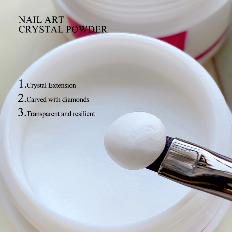 4,5x4cm Roze/Wit/Transparant P - Acrylic Powder Clear recensie en prijs
