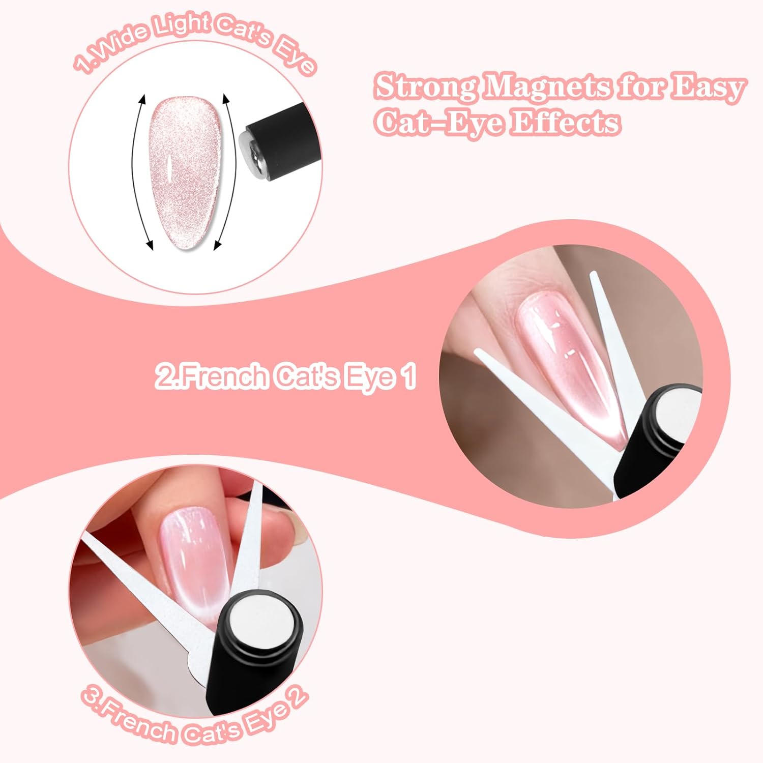 3D Cat Eye Magneet Dubbelzijdi - Nail Gel Polish Set recensie en prijs