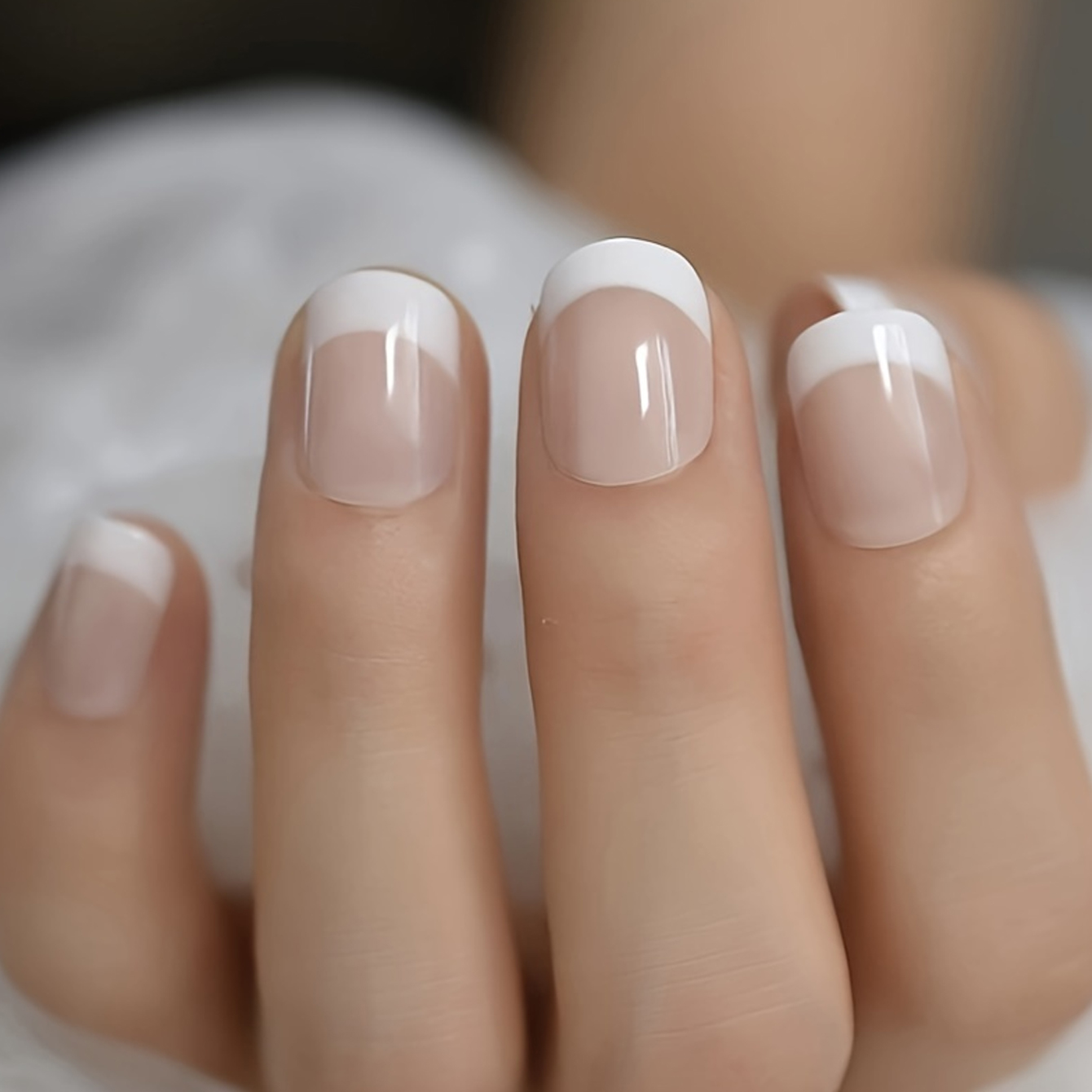 24 stuks Franse witte rand kor - Nail Art French recensie en prijs