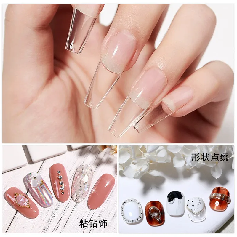 3 stks/set Solid Nail Tips Gel - Nail Art Halal recensie en prijs