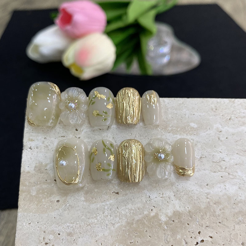 10 stuks vlinderbloem nepnagel - Nail Art French recensie en prijs