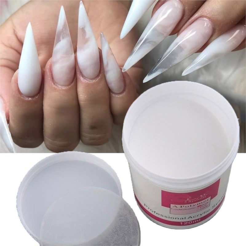 1Pot 120ml Nail Acrylic Powder - Acrylic Powder Clear recensie en prijs