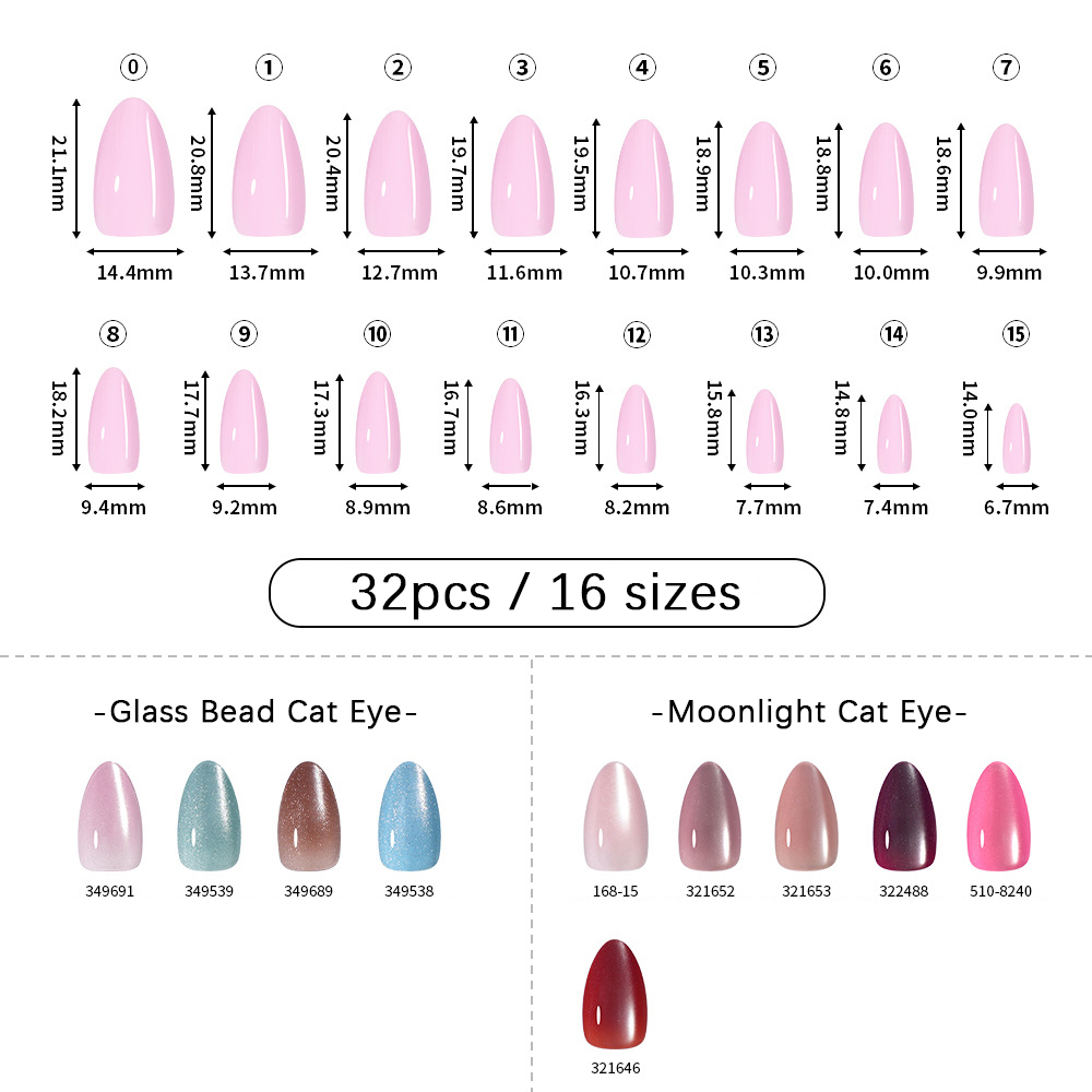 VITAGWX 32 stuks opdruk nagels - Nail Art Halal recensie en prijs