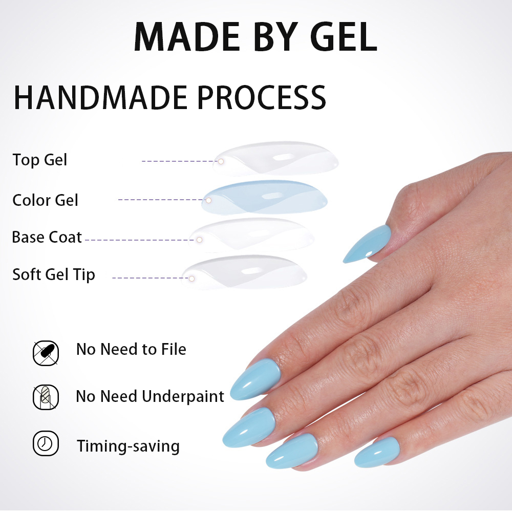 VITAGWX 32 stuks opdruk nagels - Nail Art Halal recensie en prijs