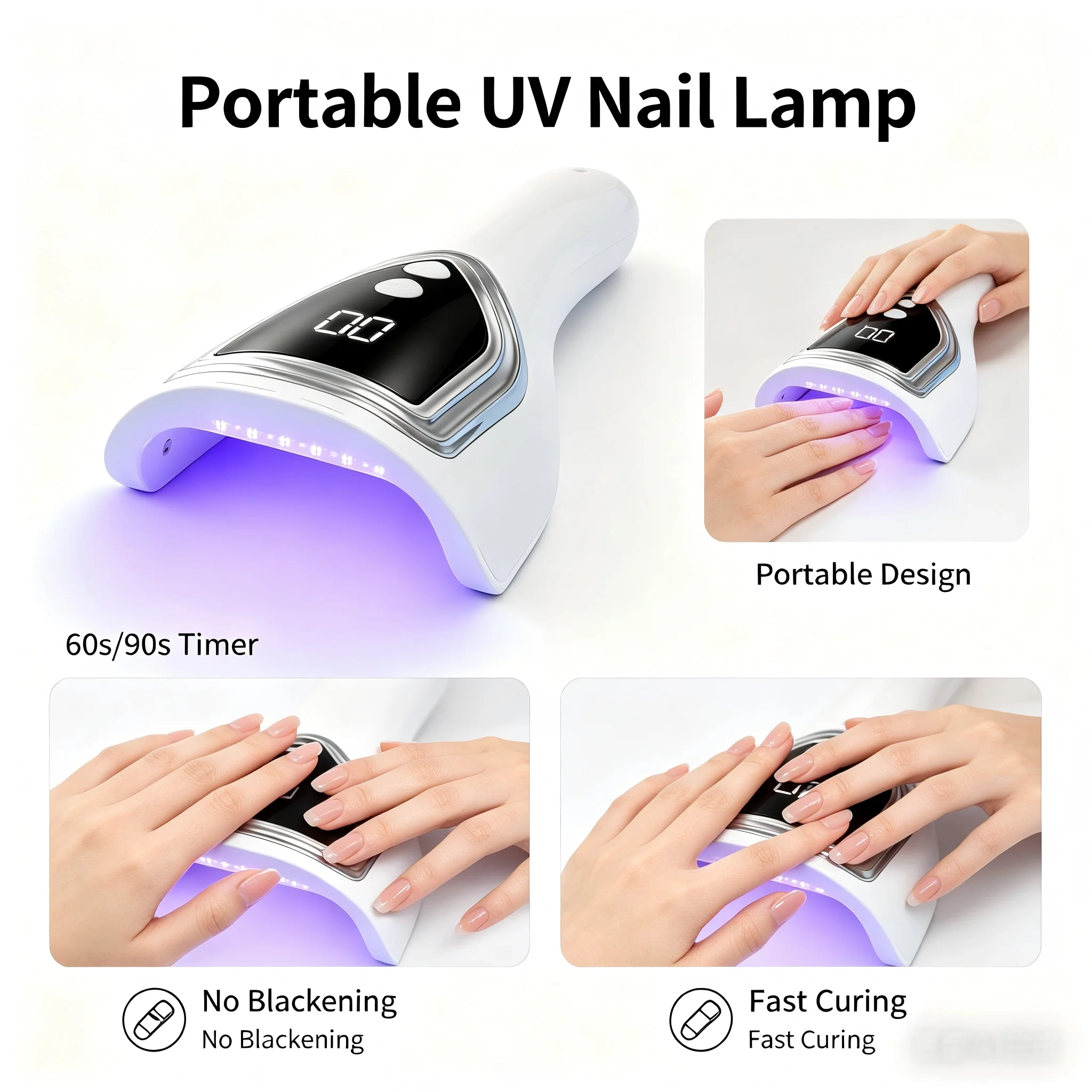 Draagbare UV-nagellamp, oplaad - Uv Led Lamp Nail recensie en prijs