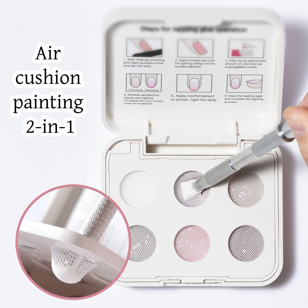 6 Kleuren Air Cushion Patting  - Nail Gel Polish Set recensie en prijs