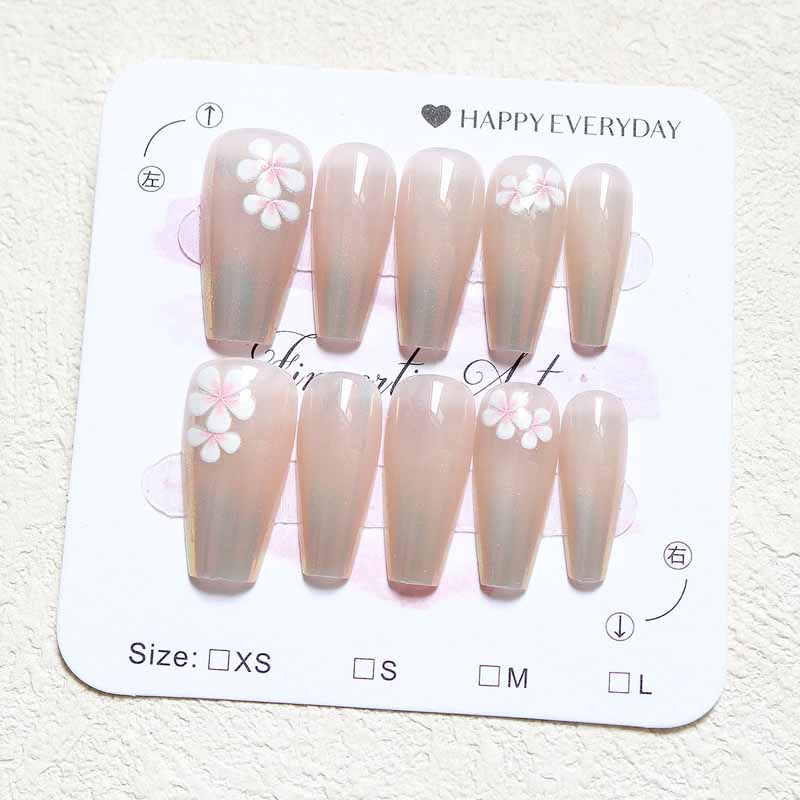 10 stuks vrouwen Franse stijl  - Nail Art French recensie en prijs