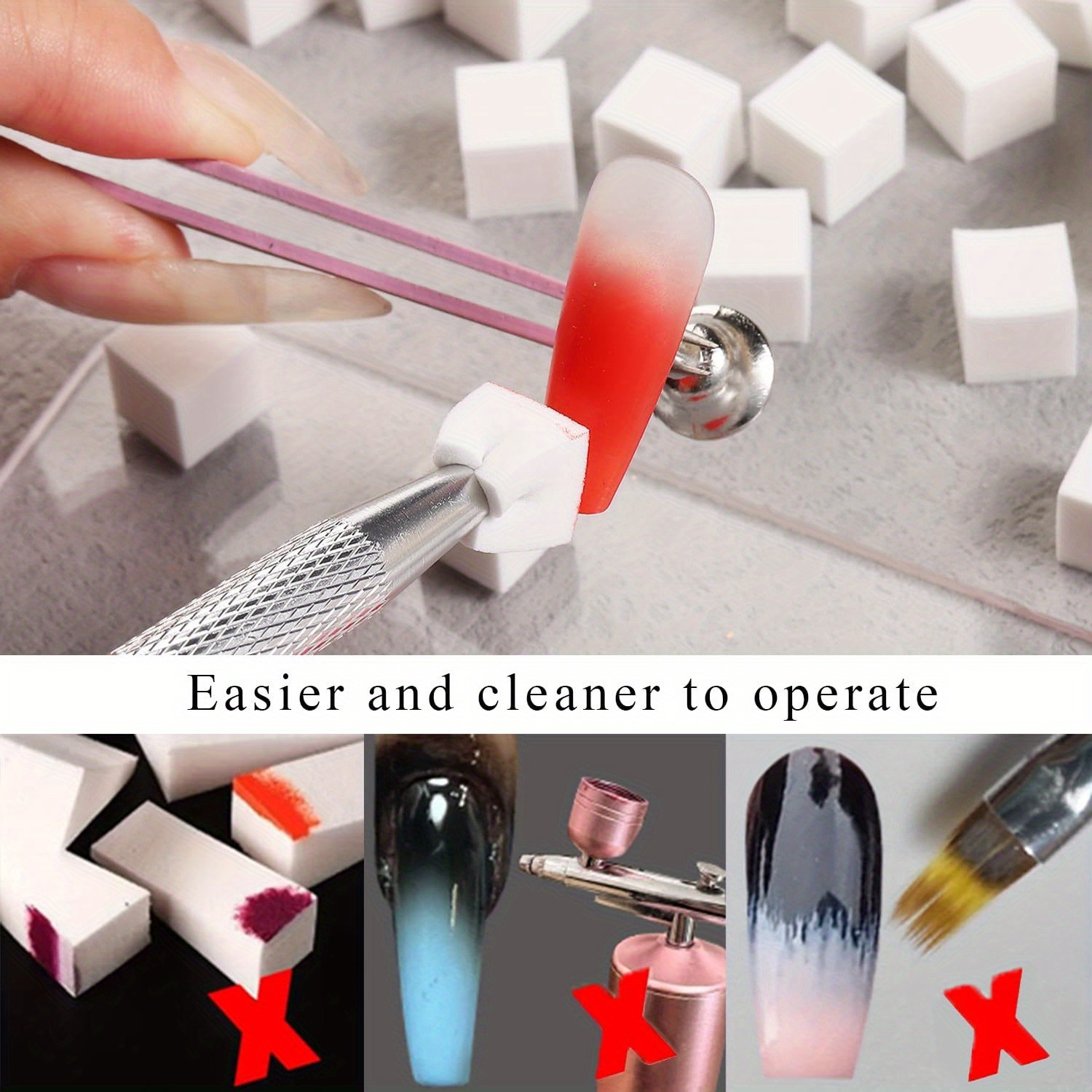 1/50/100 Stuks Vierkante Nail  - Nail Gel Polish Set recensie en prijs