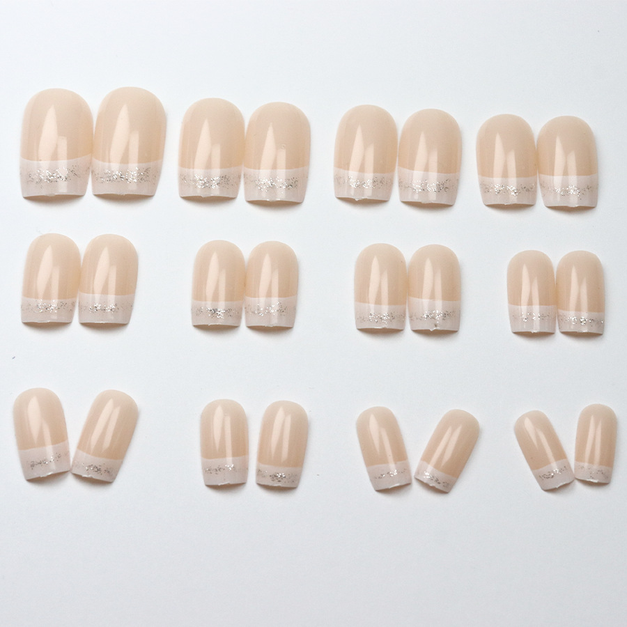 24 stuks/set Medium Vierkante  - Nail Art French recensie en prijs