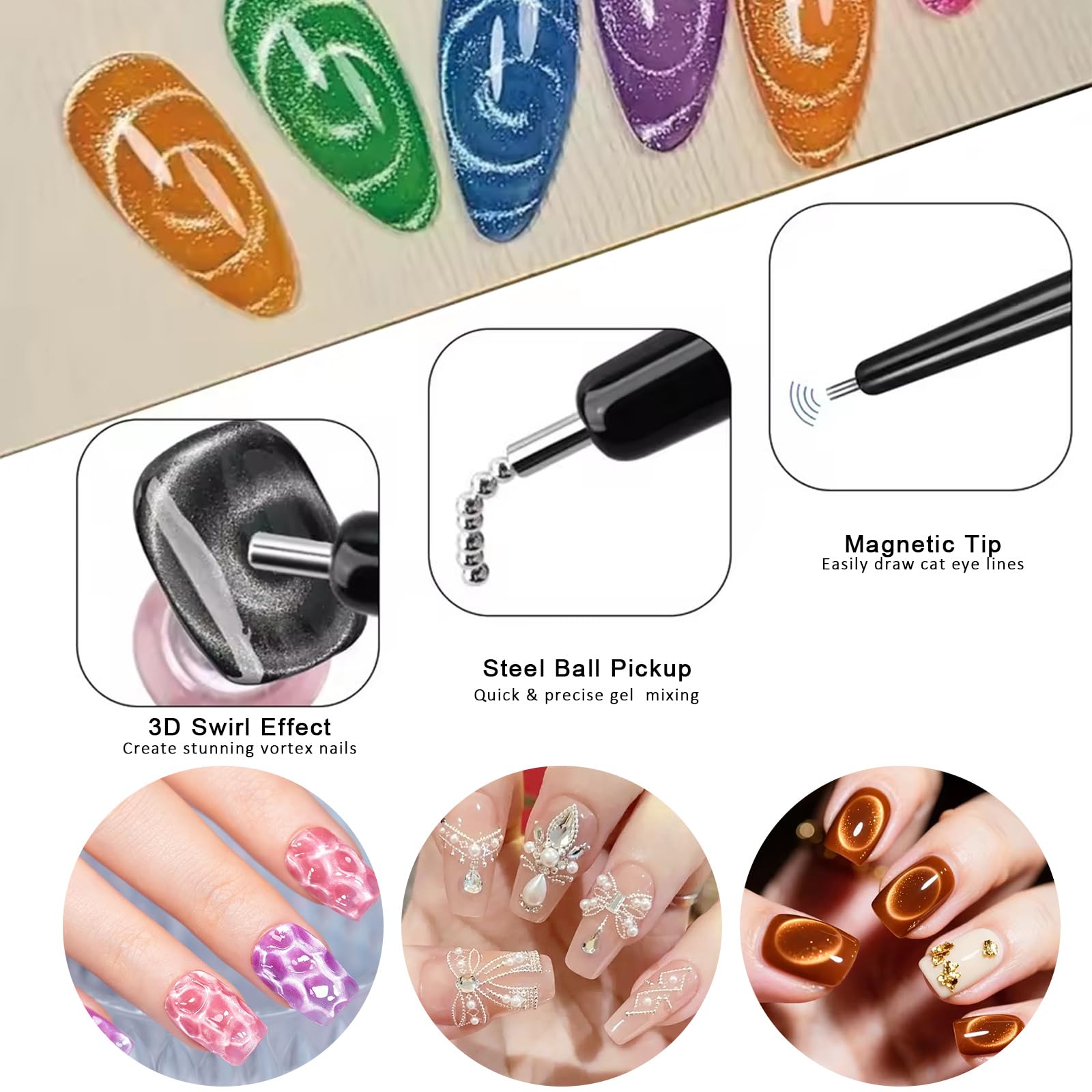 11-delige Cat Eye nagelkunst m - Nail Gel Polish Set recensie en prijs