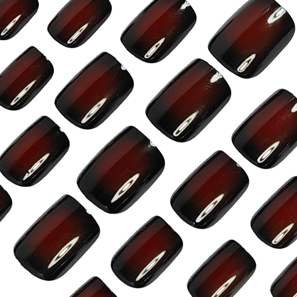 Korte vierkante nepnagels voor - Nail Art French recensie en prijs