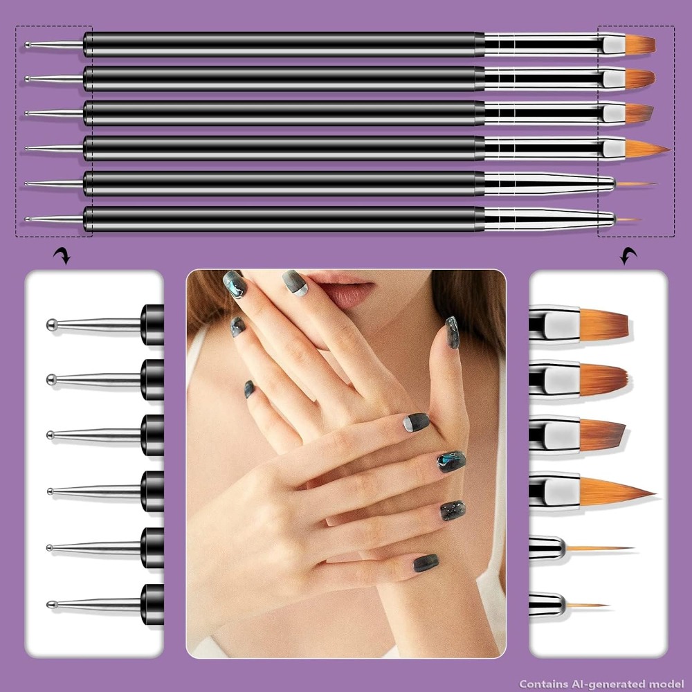 Dubbelzijdige nagelkunst stipp - Nail Gel Polish Set recensie en prijs