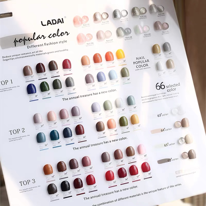 LADAI 66 Kleuren Nieuwe Trend  - Nail Gel Polish Set recensie en prijs