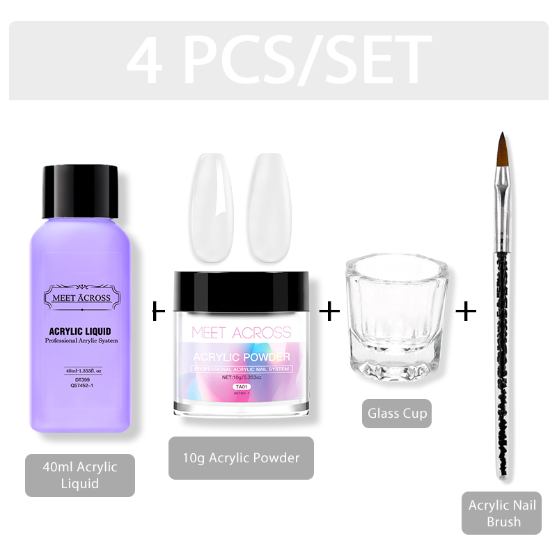 MEET ACROSS Acryl Poeder Krist - Acrylic Powder Clear recensie en prijs
