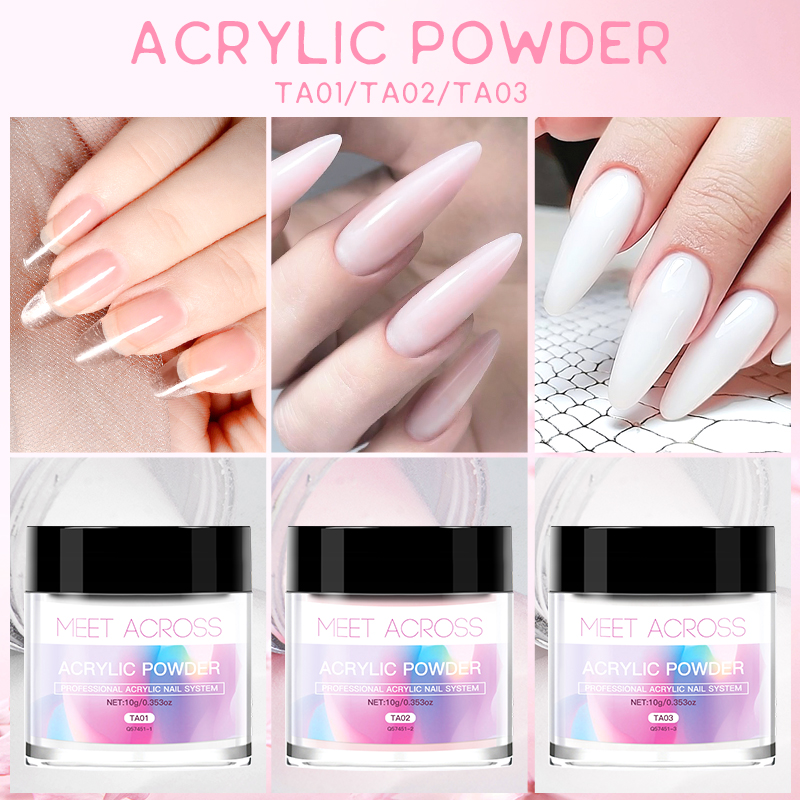 MEET ACROSS Acryl Poeder Krist - Acrylic Powder Clear recensie en prijs